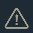 A gray exclamation mark inside a triangle indicates a warning or alert symbol related to Squamish HVAC on a dark background.