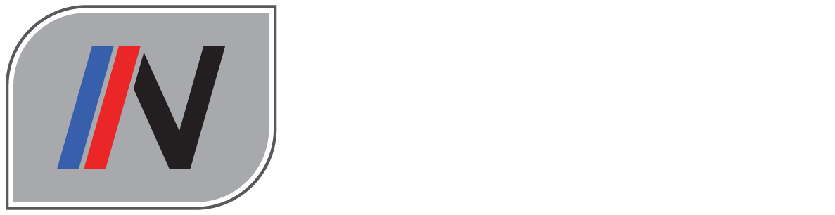 Newell Heating & Sheet Metal Ltd. logo with a stylized "N" in blue, red, and black on a gray background, and white company name text to the right.